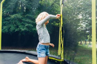 PLUM Wave Springsafe Trampolin mit Sicherheitsnetz 244cm